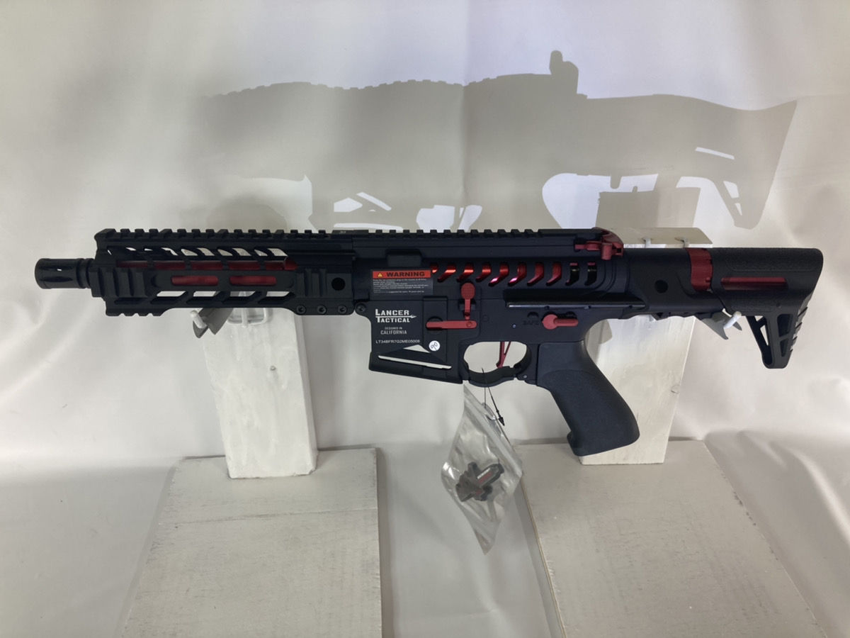 バトルホーク 7 PDR スケルトン 電動ガン/RED