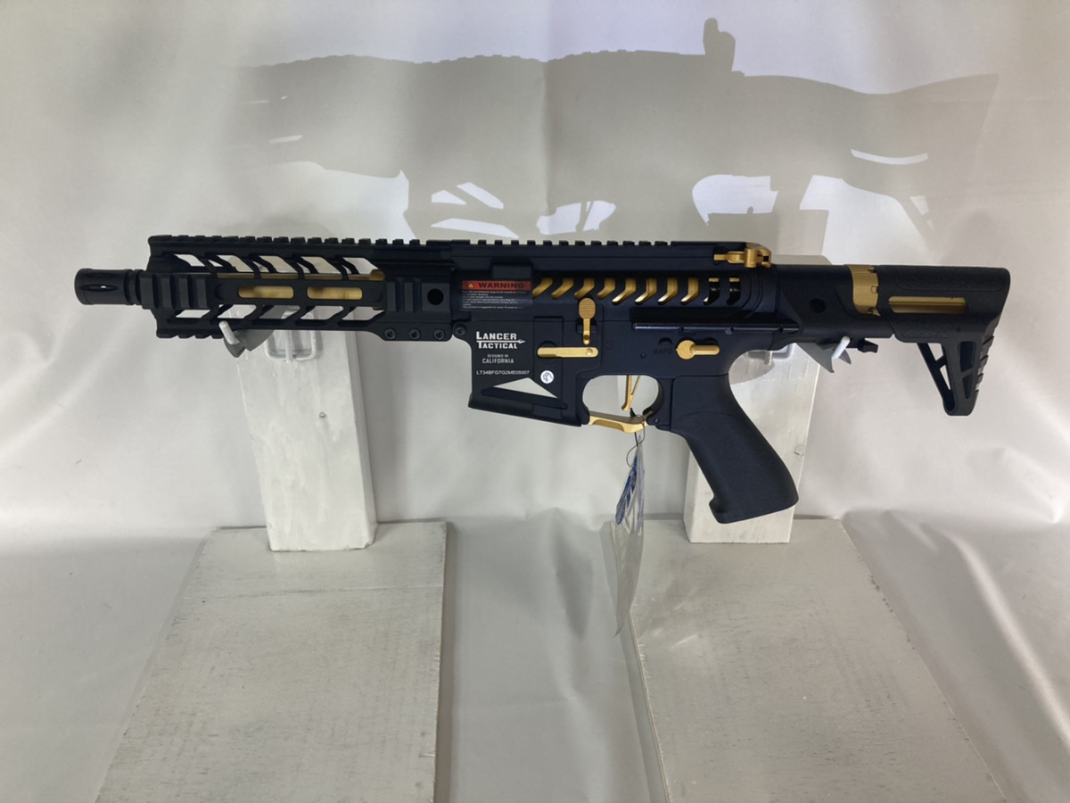 バトルホーク 7 PDR スケルトン 電動ガン/GOLD