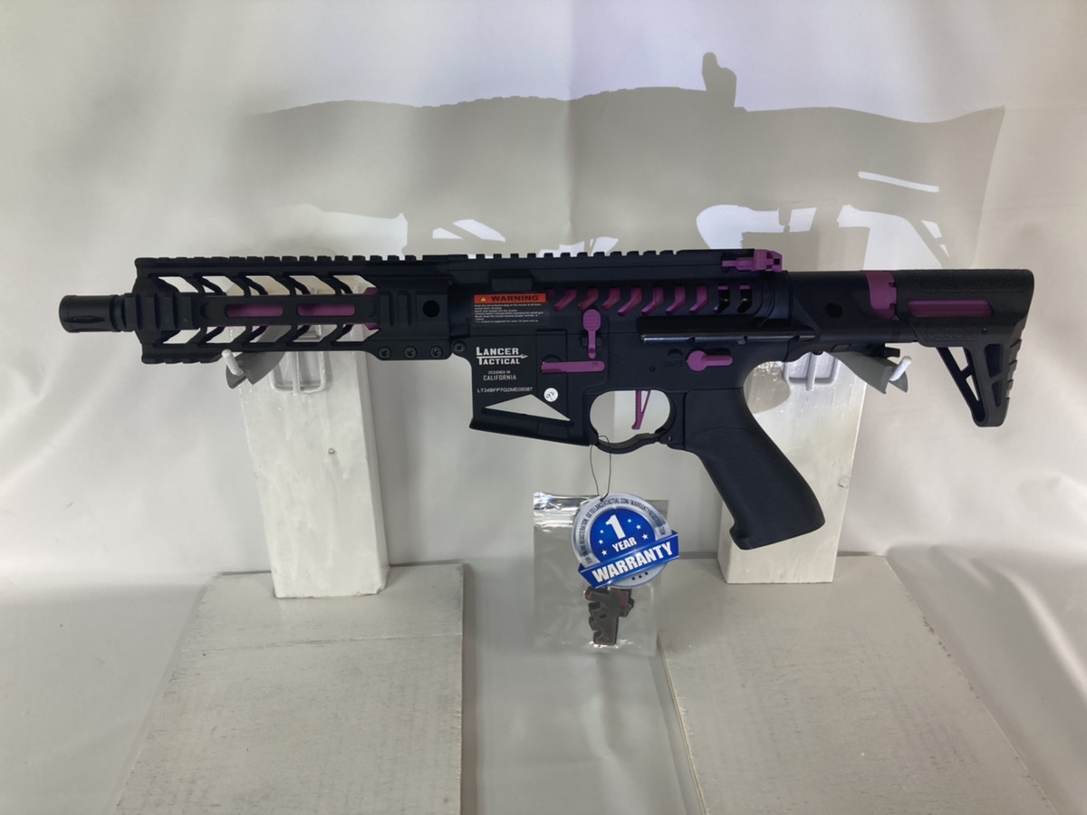 バトルホーク 7 PDR スケルトン 電動ガン/PURPLE